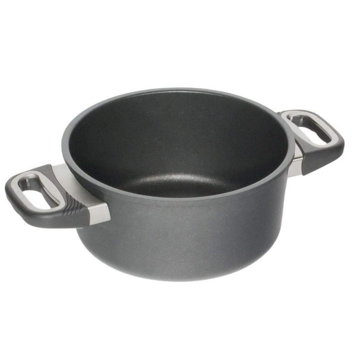 AMT Gastroguss Bratentopf 20 cm Ø, 10 cm hoch, nicht induktionsgeeignet, Lotan® Antihaft-Veredelung,