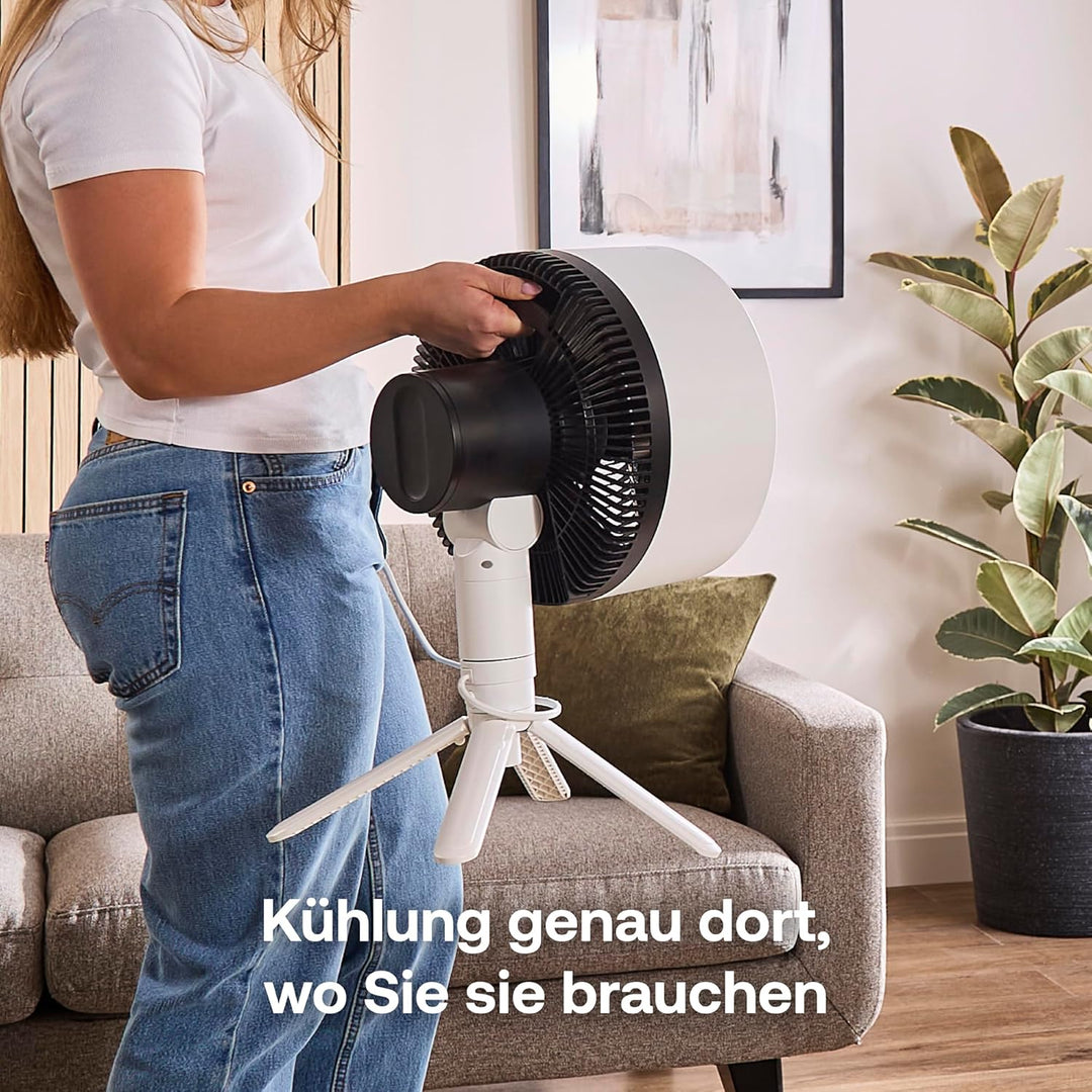 DIMPLEX DUOCOOL 2-in-1 Smart Ventilator, Standventilator & Tischventilator mit 5 Geschwindigkeiten,