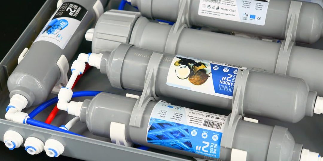 Czysta Kropla RO7 Slim Untertisch Umkehrosmose Wasserfilter 7 Stufiges Filtersystem mit Mineralisier