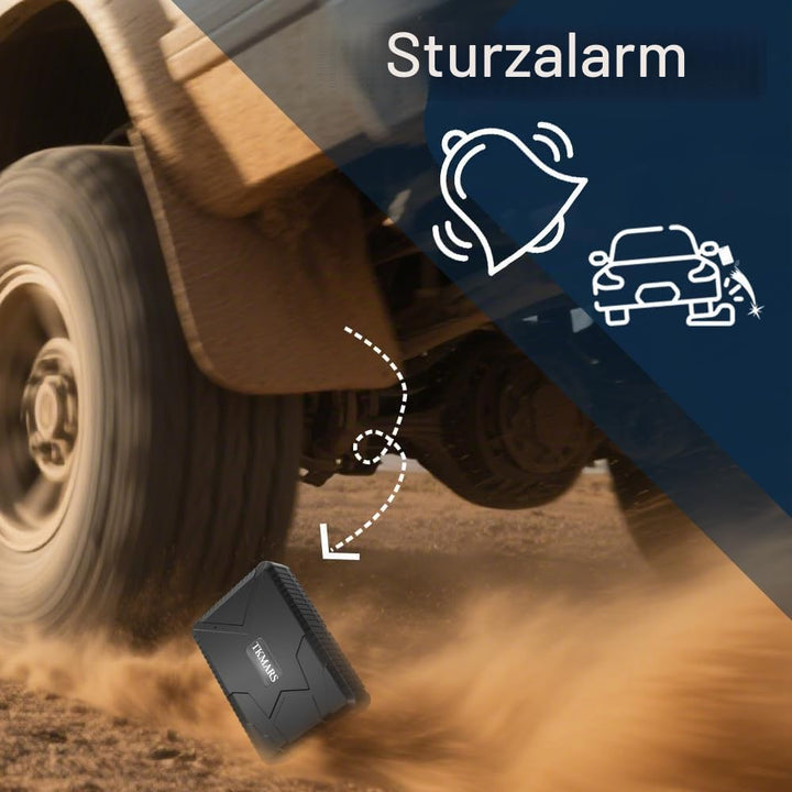 TKMARS TK915 GPS-Tracker für Auto, 4G, 7800 mAh Akku, magnetischer GPS-Sender, funktioniert über SMS