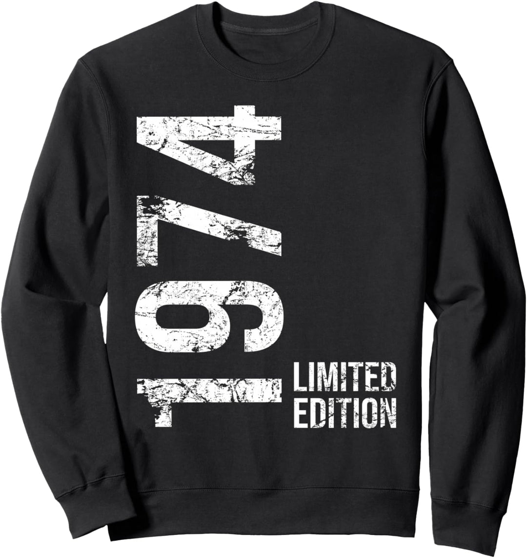 50. Geburtstag Mann Frau 50 Jahre 1974 Geburtstags Sweatshirt