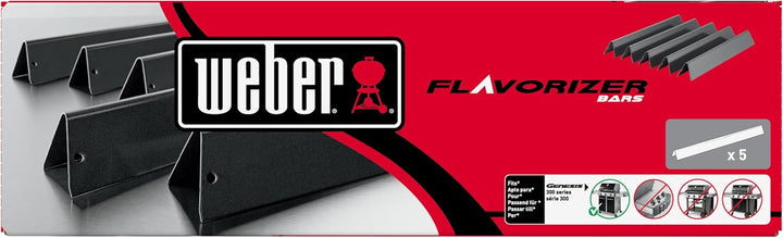 Weber 7621 Flavorizer Bars Emailliert für Genesis 300 Serie ab 2011 17.6 x 2.2 x 9.65 cm, 17.6 x 2.2