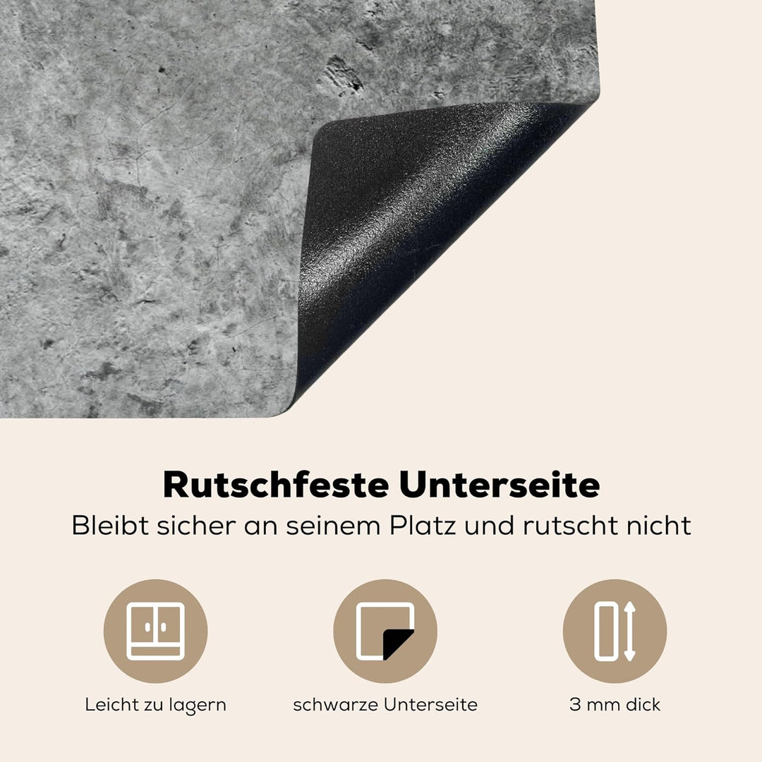 KitchenYeah© Herdabdeckplatte Einteilig Küche Kochfeld Abdeckung Ceranfeld Herdplattenabdeckung Aufr