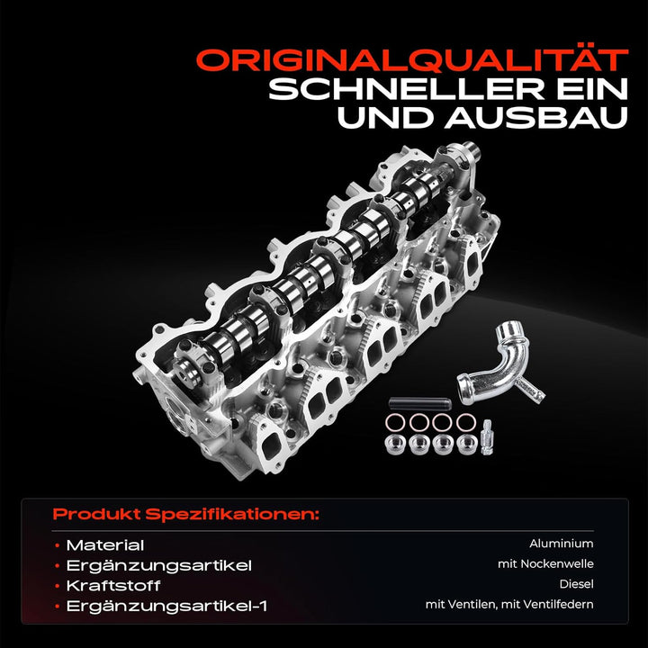 Zylinderkopf Komplett mit Ventile für Range r TU B-Serie UN MPV I 2.5L 1999-2006 40443225