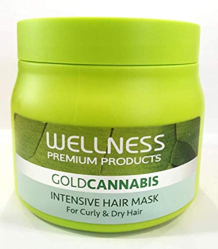 WELLNESS PREMIUM PRODUCTS Intensive feuchtigkeitsspendende Maske für alle Haartypen 500ml + 4 Ampull