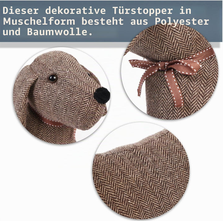 SANFERGE Niedlicher dekorativer Türstopper für Zuhause und Büro, Boden-Türstopper, Stofftier, gewich