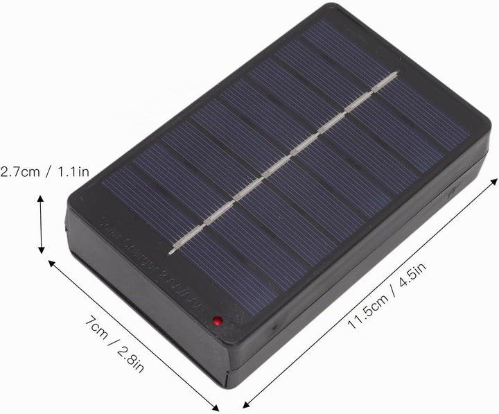 1W 4V Outdoor Solar Panel Ladegerät Ladekoffer Box für AA AAA 1.2V Batterien