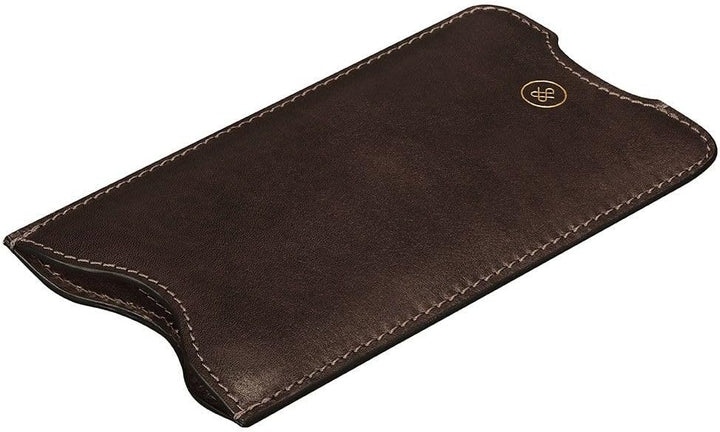 Maxwell Scott The Leoni iPhone 11 Leather Case (Choc) Dark Chocolate Brown, Dark Chocolate Brown
