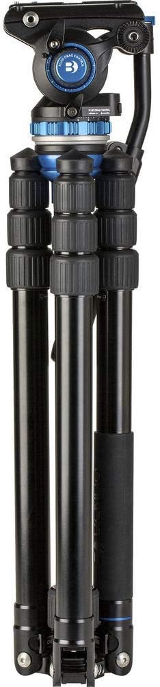 Benro Aero6 Pro Travel Video Tripod Aluminium, A3883TS6PRO, Aluminium