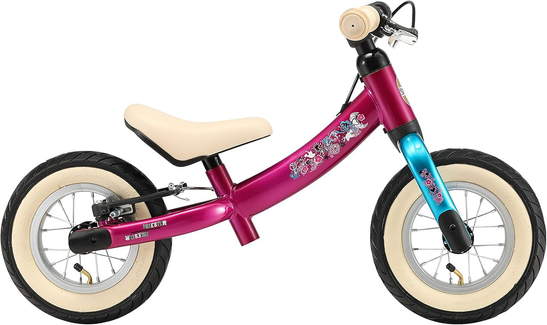 BIKESTAR Kinder Laufrad Lauflernrad Kinderrad für Mädchen ab 2-3 Jahre | 10 Zoll Sport Kinderlaufrad