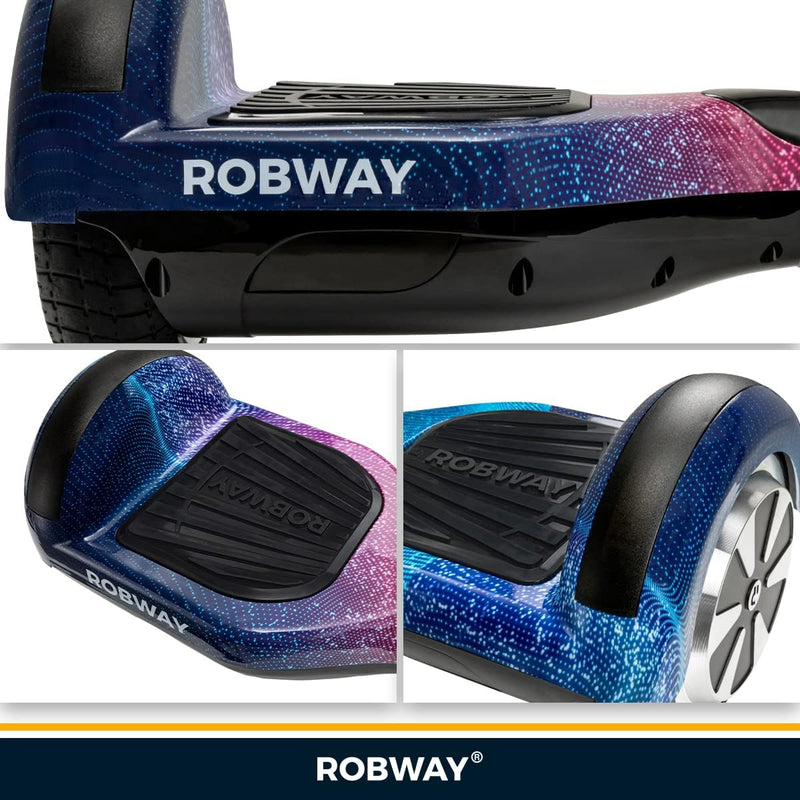 Robway W1 Hoverboard - Das Original - Marken Akku - Self Balance - 22 Farben - Bluetooth - 𝟮 x 𝟯𝟓𝟬 W