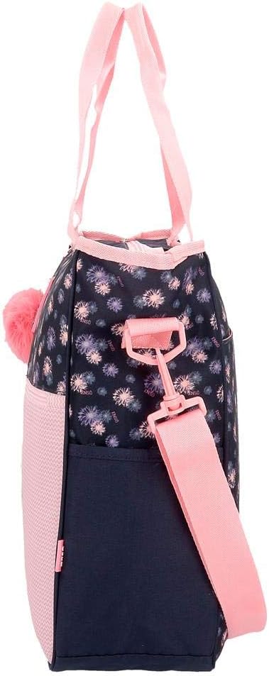 Enso Daisy Handtasche zum Einkaufen Mehrfarbig 31,5x36x5,5 cms Polyester für 13,3"-Laptop Käufer, Kä