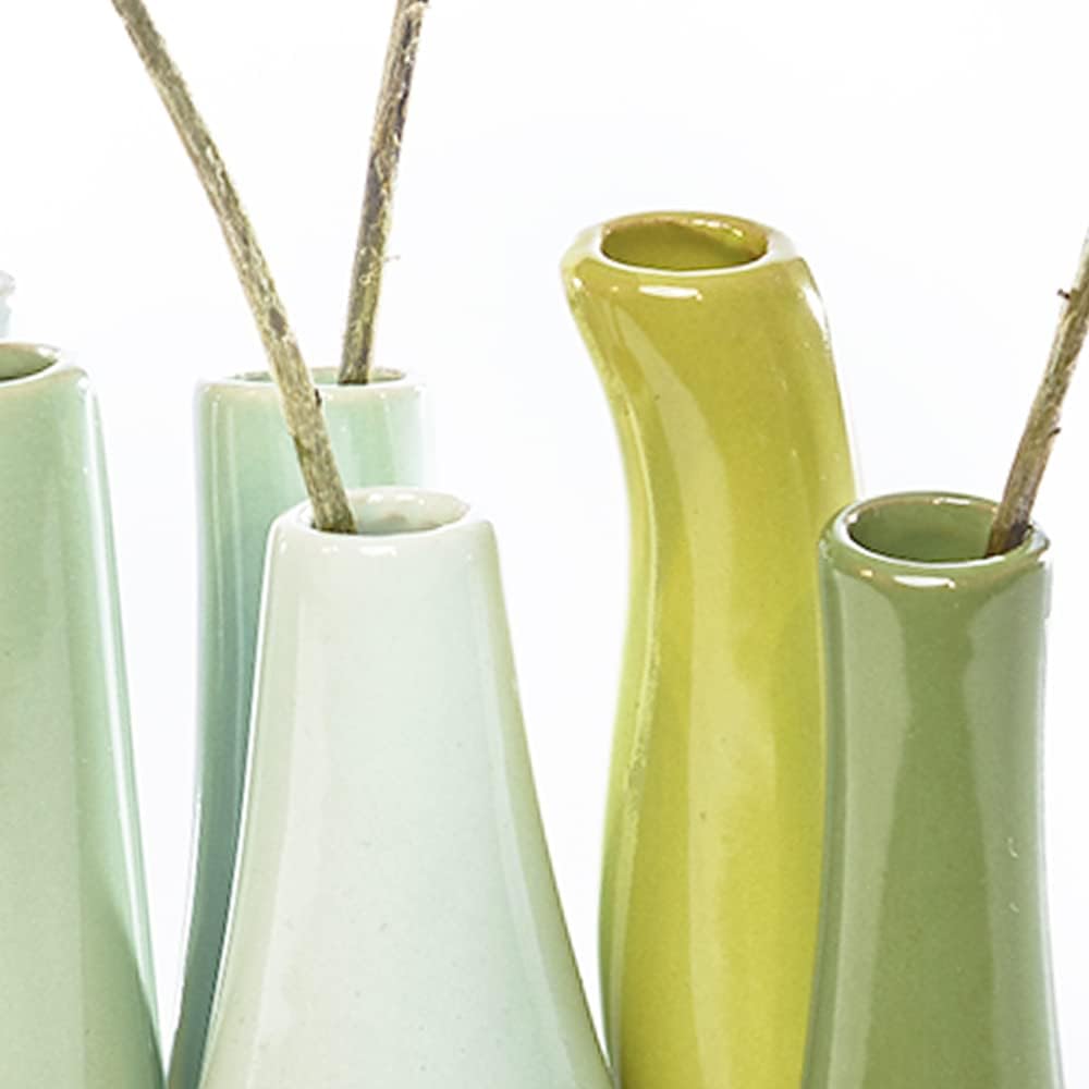 Chive,Pooley 2, einzigartige rechteckige Keramik-Blumenvase, kleine Knospenvase, dekorative Blumenva