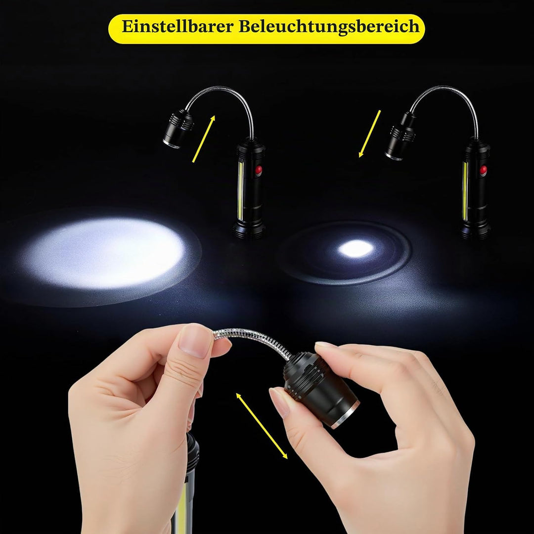 IMAGE Grill Licht 2 Stück wiederaufladbar magnetische Grilllampe mit Beleuchtung für BBQ Picknick Ou