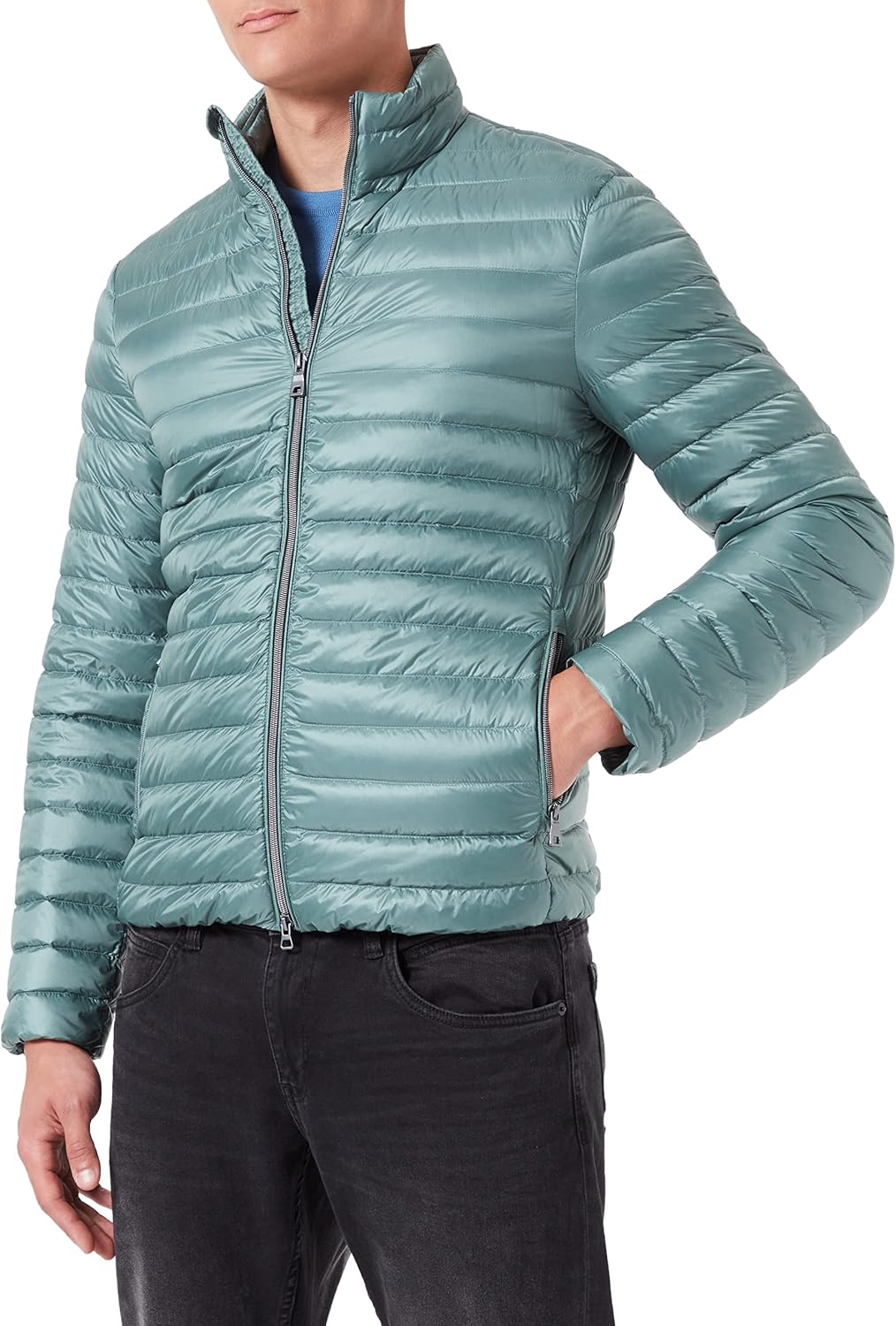 Geox Herren M Warrens Jacket 52 Silver Pine, 52 Silver Pine
