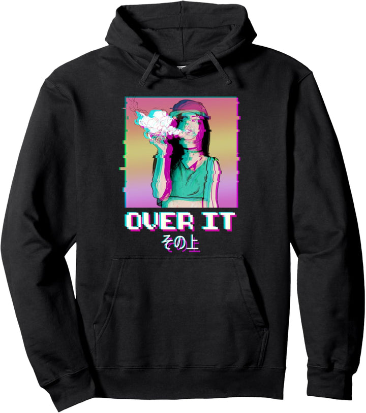 Über ihr Vaporwave ästhetisches Japan Pullover Hoodie