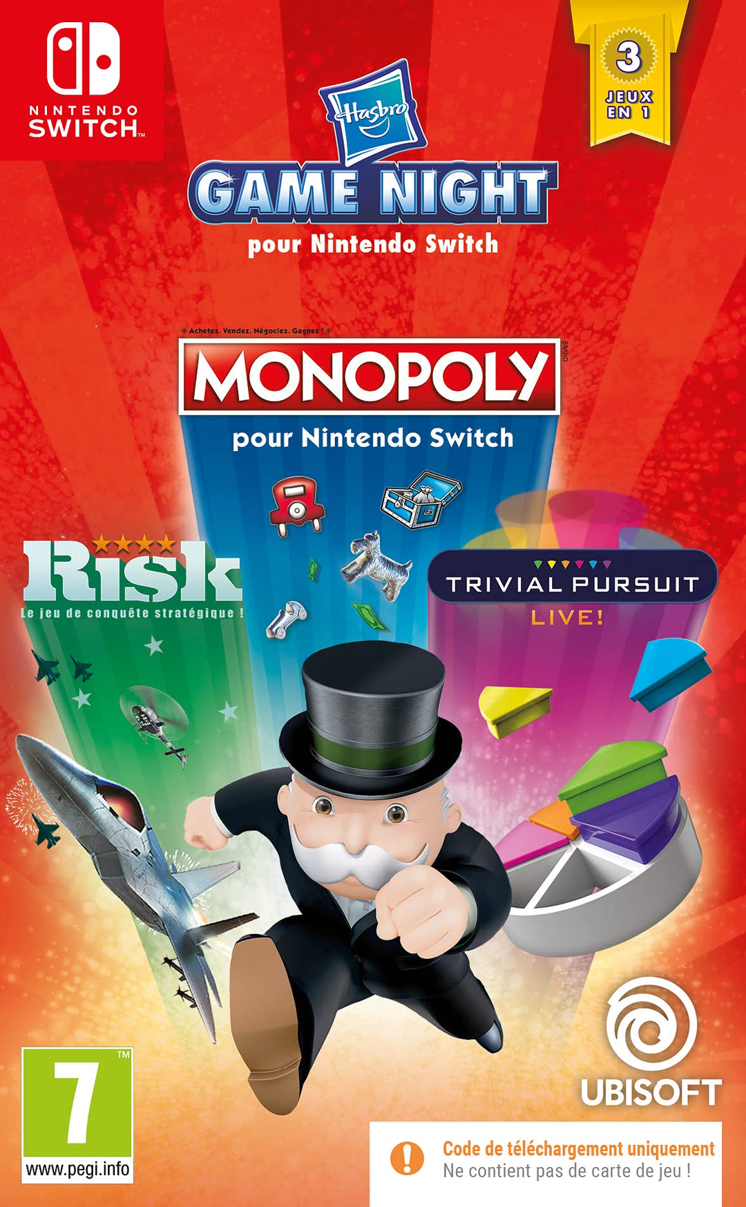 UBI SOFT FRANCE AUF HASBRO GAME NIGHT SWITCH CIAB
