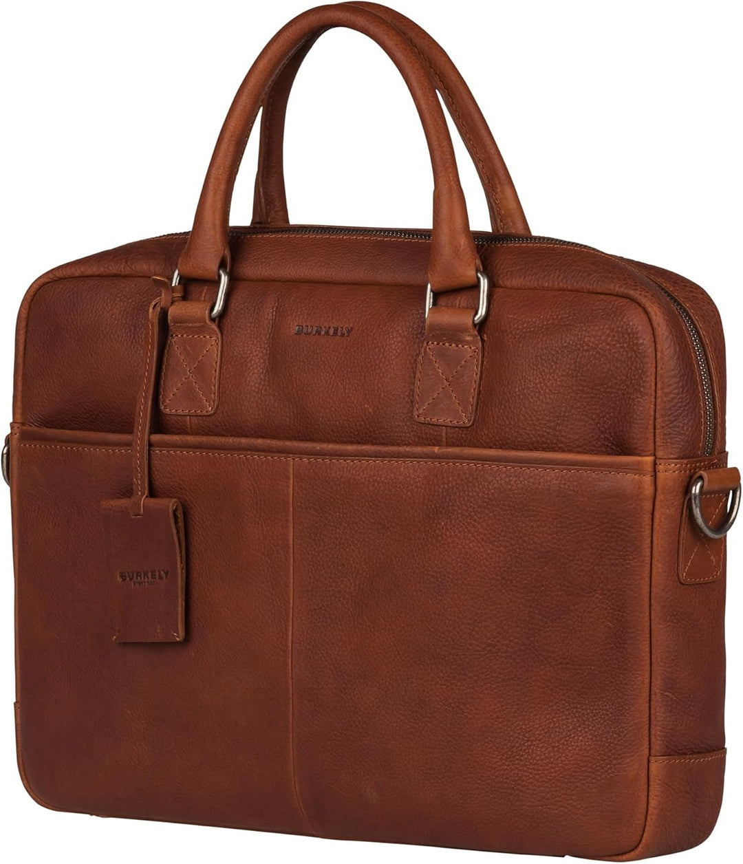 Burkely Fundamentals Antique Avery Reid Laptopbag Uni 15,6'' – Aktentasche aus Vollrindleder – Gepol