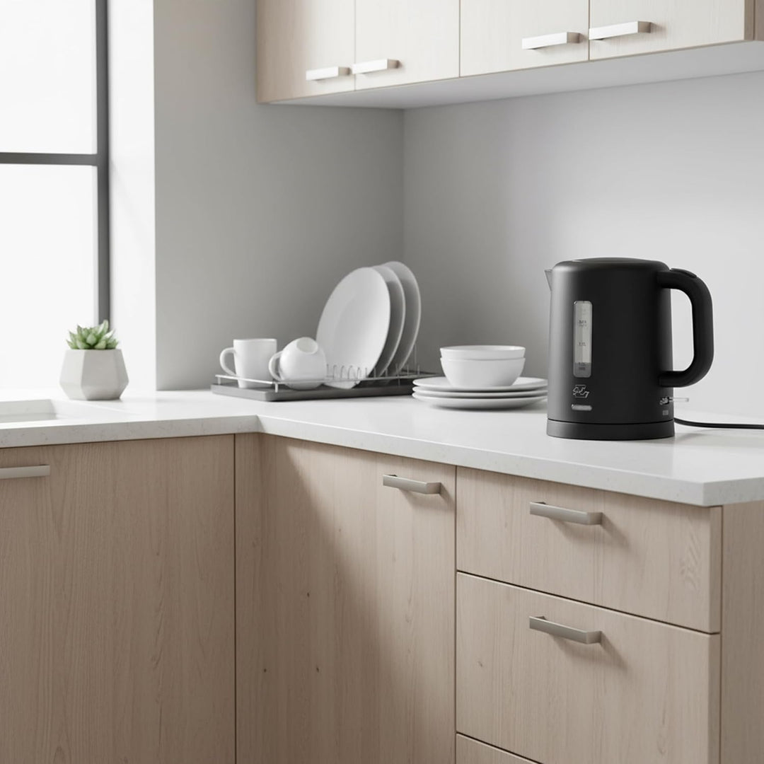 Sieberg Wasserkocher Klein 1 Liter - Kompakt & Leicht Reisewasserkocher 1100 Watt, kleiner für Campi