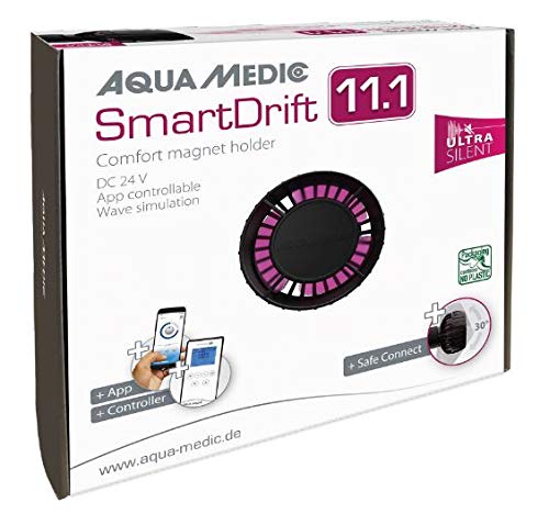 Aqua Medic SmartDrift 11.1, Kompakte „Ultra Silent“ Strömungspumpe, Steuerung über App oder Controll