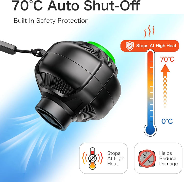 Origem mini luftpumpe luftmatratze ohne Akku, 30 g leicht Elektrische pumpe | air pump schnelles Auf