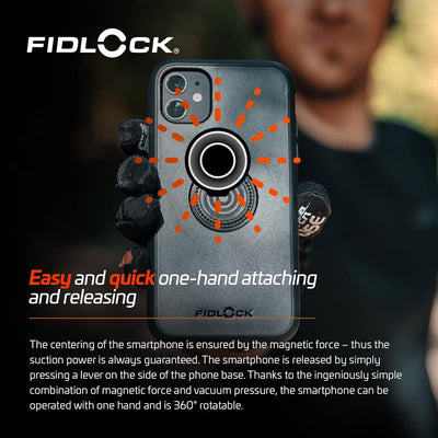 Fidlock VACUUM phone case iPhone 13 Pro Max, BLK