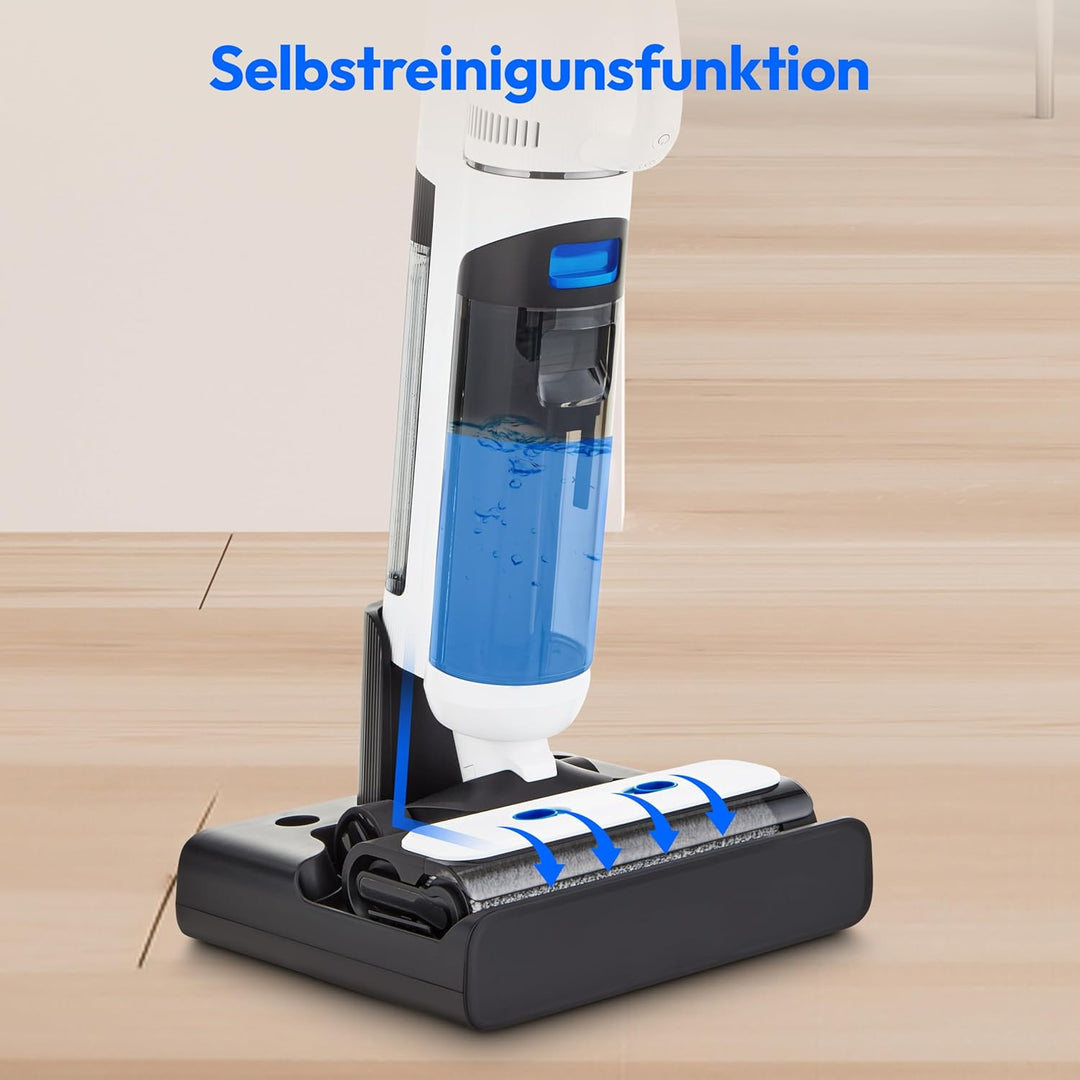 MEDION Nass Trockensauger H30 (2in1 kabelloser Saugwischer und Akku Staubsauger, bis zu 45 Min Laufz