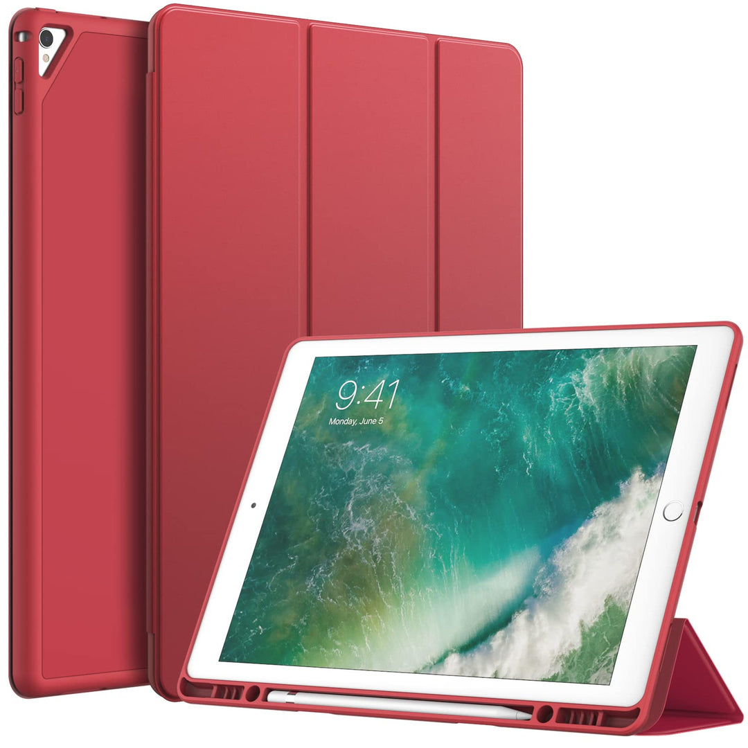 JETech Hülle für iPad Pro 12,9 Zoll (Modell 2015/2017, 1./2. Generation) mit Stifthalter, Dünne Tabl