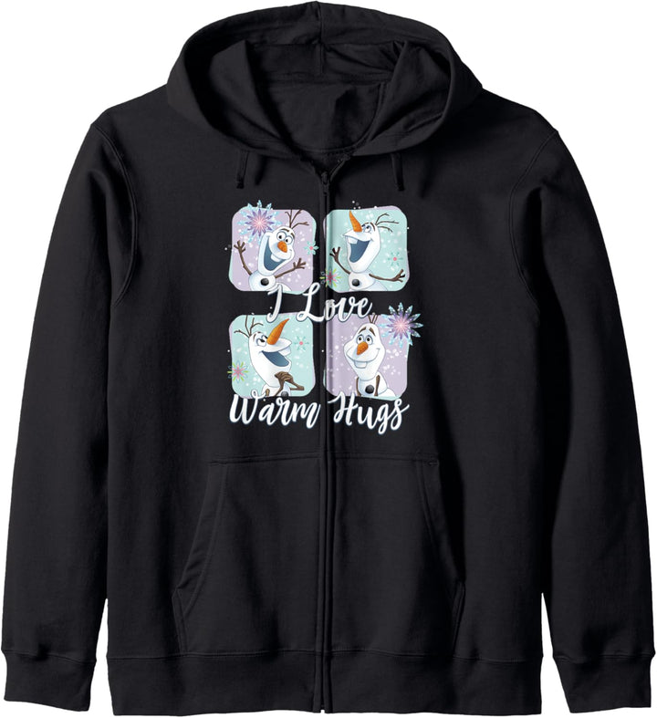 Disney Frozen Olaf Love Warm Hugs Colorful Kapuzenjacke