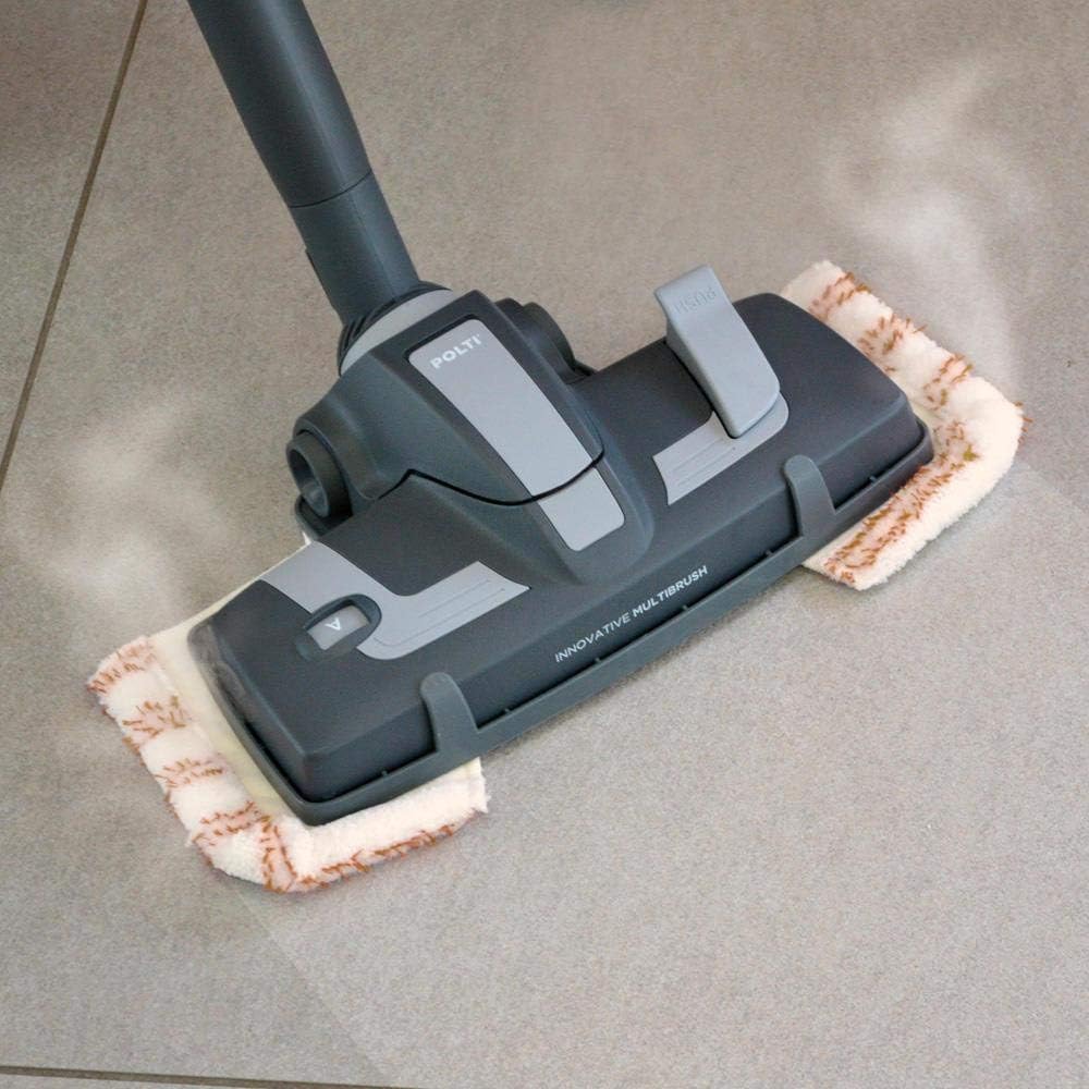 Polti Ersatzmopset, 2 Mops speziell für Parkett, mit Stossabfänger, für Unico.