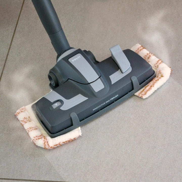 Polti Ersatzmopset, 2 Mops speziell für Parkett, mit Stossabfänger, für Unico.