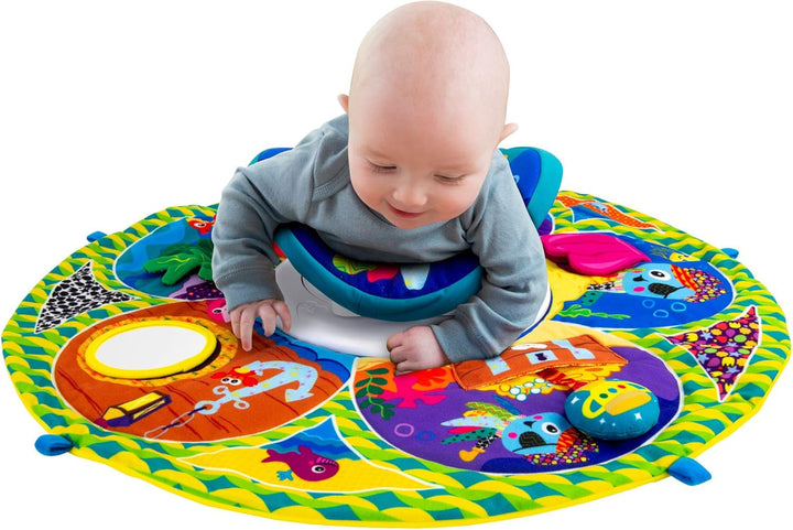 Lamaze Captain Calamari Spin & Explore Gym Piratenkrake Spieldecke, Piratenkrake Spieldecke
