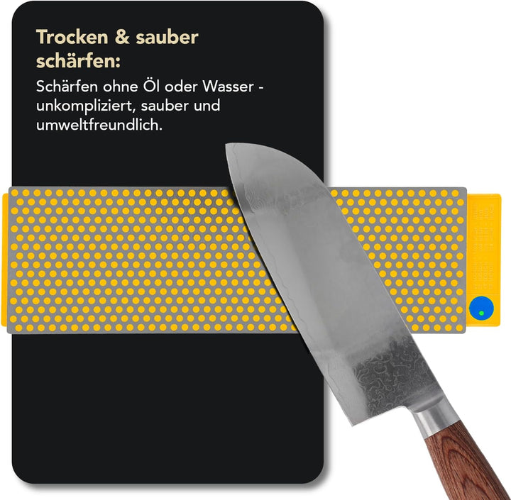 DMT DuoSharp Schärfstein extra-fein/grob, 20.3 cm / 8 Zoll, 1 Stück, W8ECNB Mehrfarbig Extra-Fein /