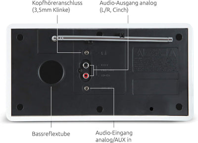 TechniSat DIGITRADIO 300 BR Heimat Edition - DAB Radio (DAB+, UKW, BR Heimat Direktwahltaste, Farbdi