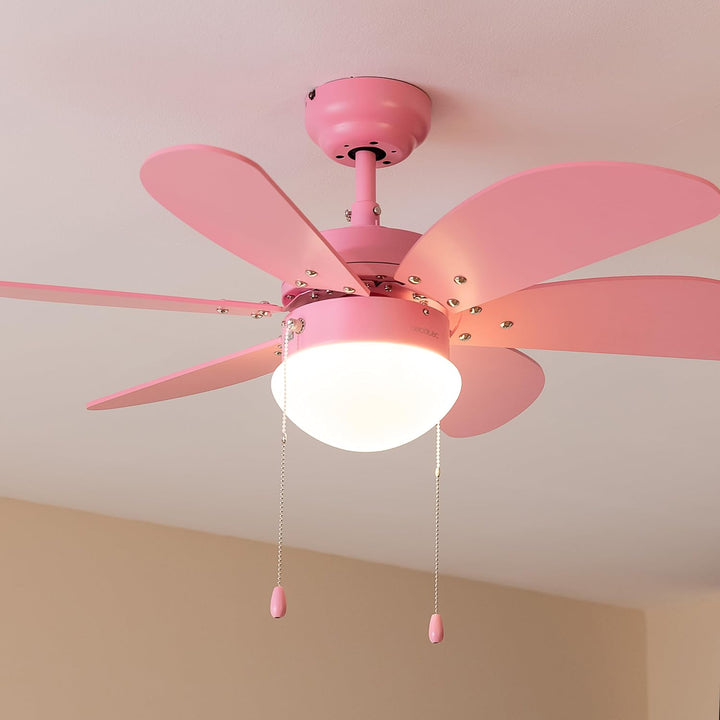 Cecotec Deckenventilator EnergySilence Aero 3600 Vision Full Pink, 92 cm | Lampenfassung ohne Leucht