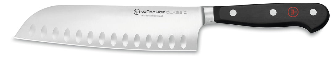 WÜSTHOF Classic Santoku 17 cm, Schwarz Schwarz 17 cm Single