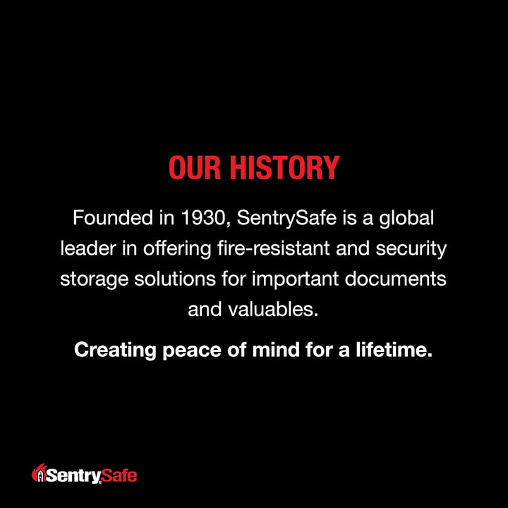 Sentry Safe 1160 1160 cm Feuerfester Schlosskasten, Schwarz, 0.25 cu. ft, Schwarz