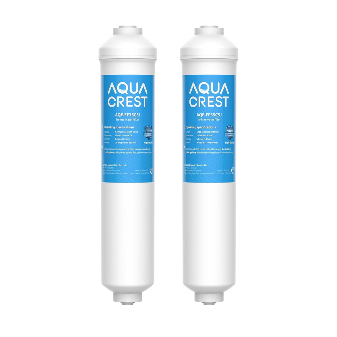 2X AQUACREST DA29-10105J Kühlschrank-Wasserfilter, Ersatz für Samsung(nur Externe) DA29-10105J HAFEX