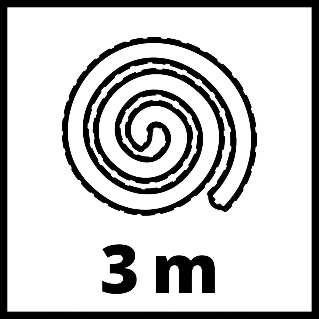 Original 2362000 Einhell Ersatzschlauch (3 Meter für 36MillimeterSchlauchsystemebeiNass-Trockensauge