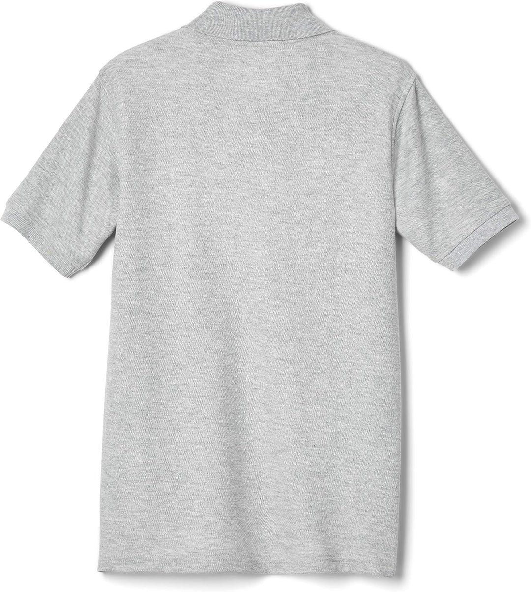 French Toast Boys' Short Sleeve Pique Polo, Grey, Large/14/16/ Husky