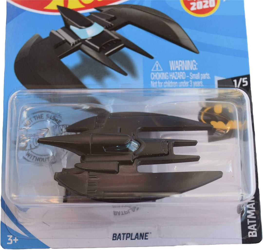 Hot Wheels Batman 1/5 Batplane 2020 Neuheit Kind Flugzeug Metall Schwarz 3+ Kinder