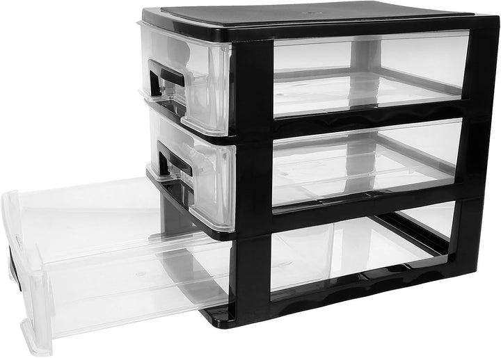 3 Layers Schubladenregal Lagerschrank Schrank Lagerschrank Schubladenschrank Schubladen Desktop Stor