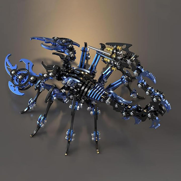 Bunte 3D Metall Puzzle Erwachsene Skorpion, 3D Modellbausatz Metall für Erwachsene mit Werkzeugen, D
