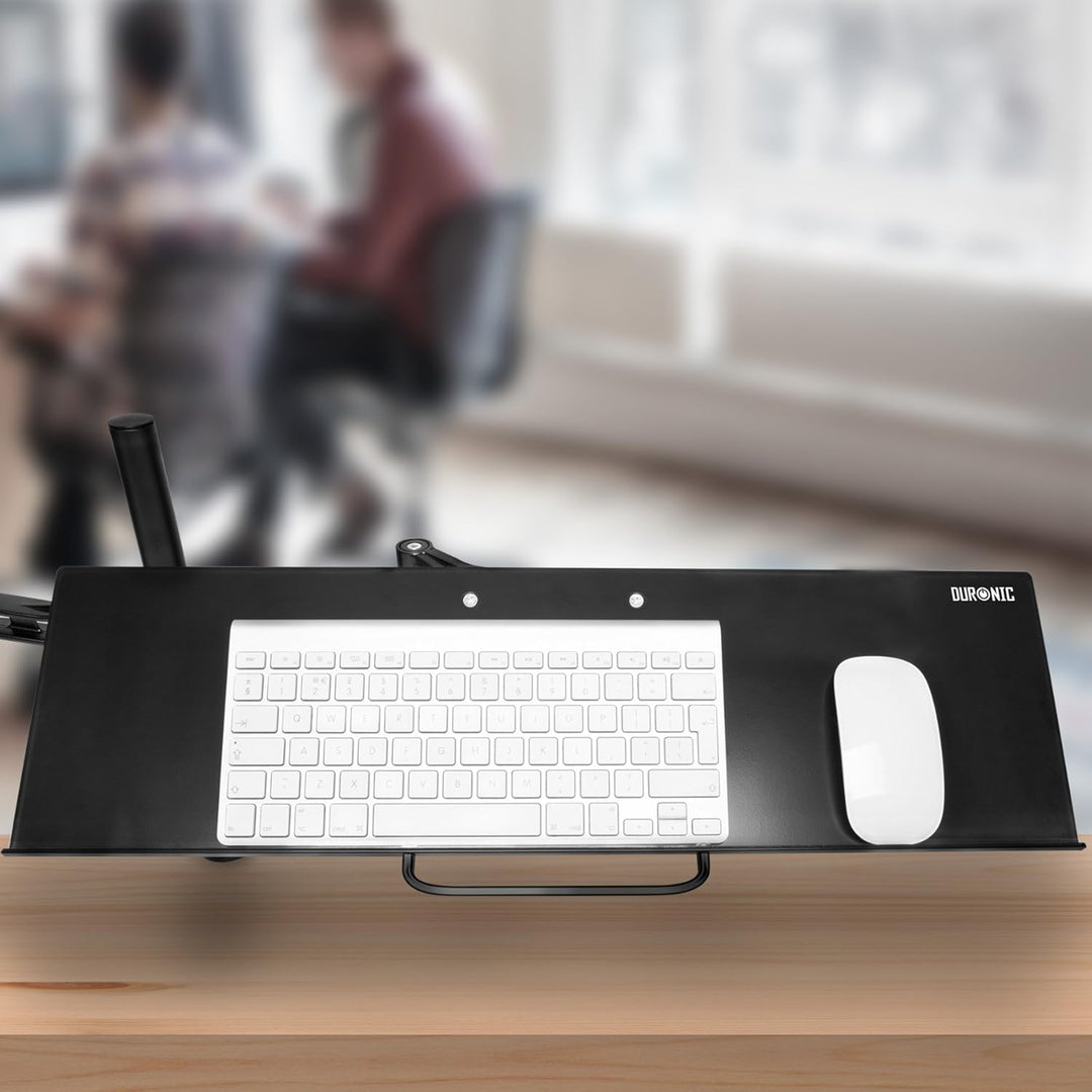 Duronic DM0K1 Tastaturhalterung | Keyboardauflage zum Anhängen | Kompatibel Monitorhalterungen und M