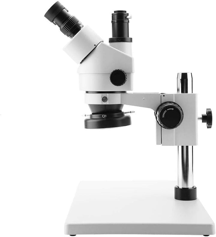 Trinokulares Stereomikroskop 3.5X-90X Trinokulares Stereo-Zoom-Mikroskop WF10X/20mm Okulare 100-240V