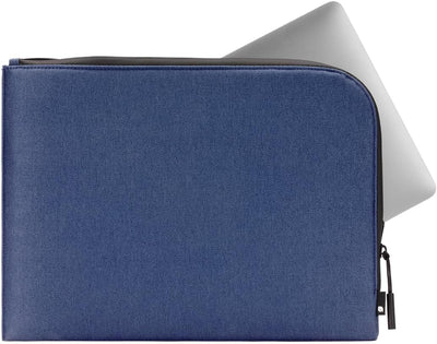 Incase Facette Ärmel mit Recycelt Köper für 16-Zoll MacBook Pro 2021, Navy Blau