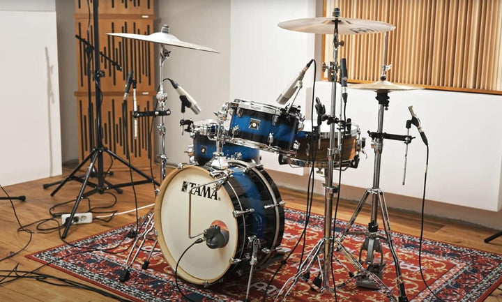 Meinl Cymbals Mic Rim Clamp Multiklammer – Klemmhalterung für Schlagzeug Mikrofone mit flexiblem Sch