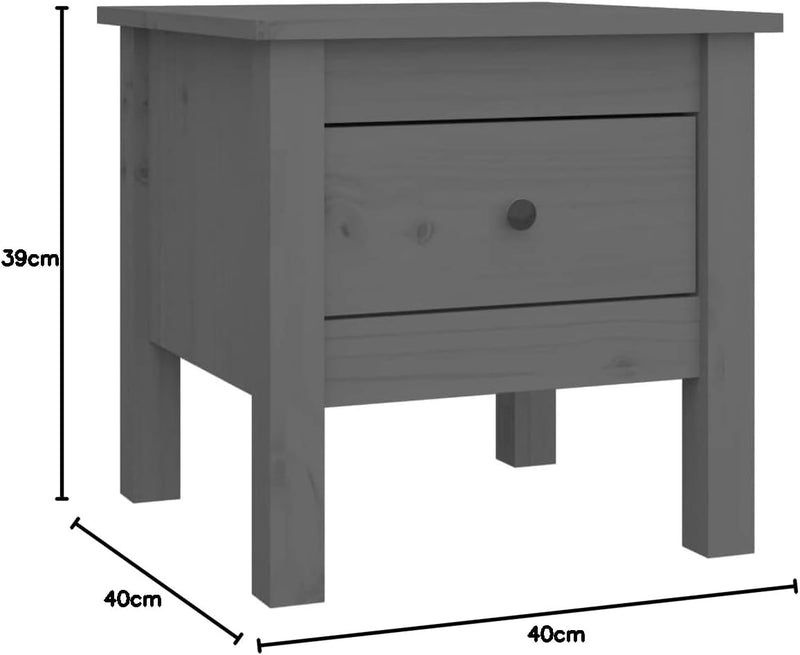 2er Set Beistelltische Nachttisch Nachtkonsole Kommode Schrank Sofatisch Beistelltisch mit Schublade