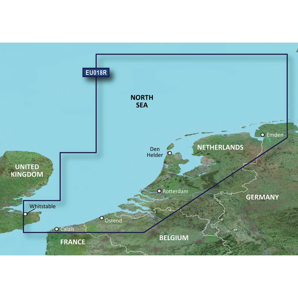 Garmin BlueChart VEU018R, Seeregion Niederlande VEU018R - Pays-Bas, VEU018R - Pays-Bas