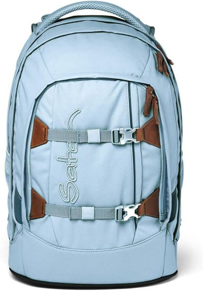 satch Pack Schulrucksack Set 2tlg. mit Schlamperbox Nordic Ice Blue, Nordic Ice Blue